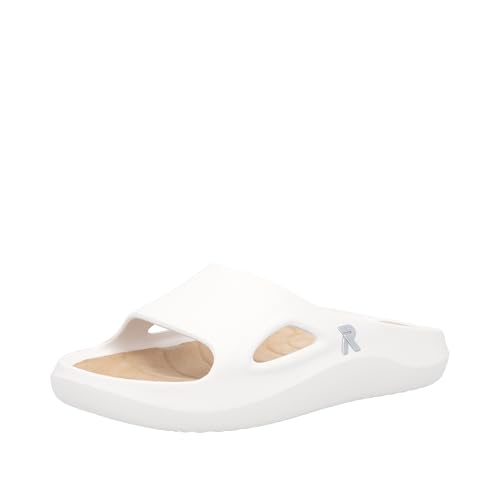 Rieker Damen Colton W3350 Slide, Weiss, 39 EU
