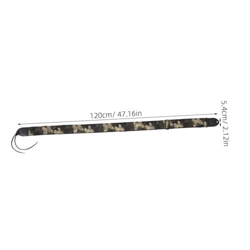 Sangle guitare papillon Alipis en polyester épais réglable pour basse - 2