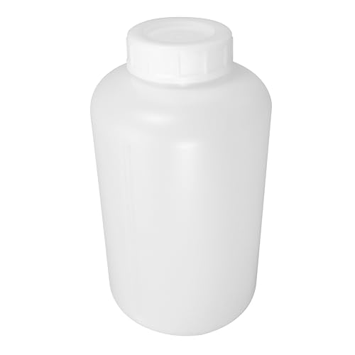 Amosfun Botella Plástica de Laboratorio Boca Ancha con Tapa Hermética Contenedor Reutilizable para Almacenamiento Químico y Líquidos Envase Sólidos y Líquidos para Uso Laboratorio y Cocina