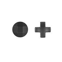 2 in 1 D-Pads for Xbox Elite 2 Core Controller Stainless Steel D-Pads for Xbox One Elite Series 2 Controller D-Pads Replacement for Xbox One Elite Series 1 Controller Black