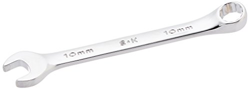 Sk Professional Tools 88310 12-Point Metric Wrench - Regular, 10 Mm Combination Chrome Wrench With Superkrome Finish, Made In Usa #TOP3