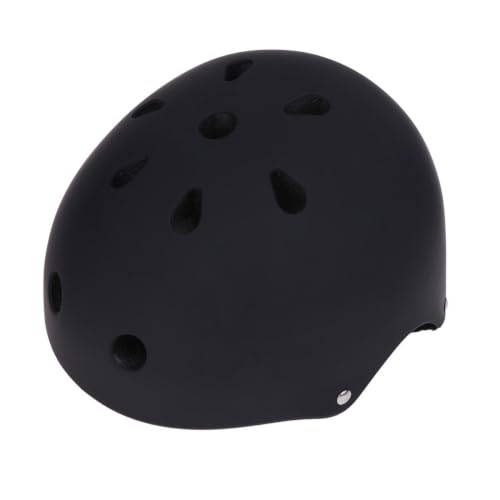 Casco de seguridad para adultos con carcasa ABS de alta resistencia color negro para bicicleta