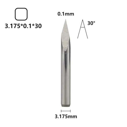Mèche de gravure à 3 bords en V avec angles multiples 20 à 90 degrés pour fraise à bois CNC - 2