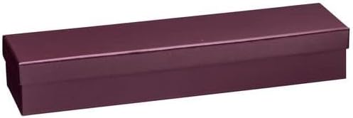 Miniatura 6 de Allure - Caja de pulsera de gamuza color burdeos, elegante estuche de pulsera de diamantes, con interior de terciopelo burdeos, caja de regalo de