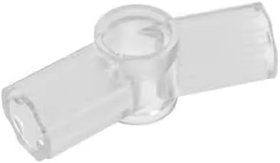 Gobricks GDS-918 Technic Axle and Pin Connector Angled #3-157.5° 50PCS Compatible with Lego 32016 DIY Parts and MOC Components for Major Brick Brands Color:Trans Clear 40