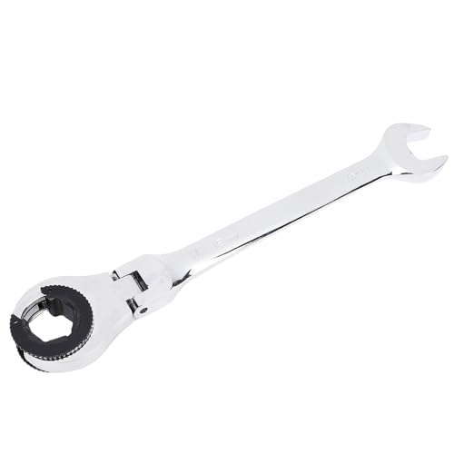 Clé à cliquet à tête ouverte 19 mm SEAFRONT en acier CRV orientable - 3