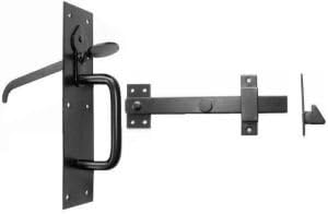 No.50/4L Heavy Suffolk Latch - LONG Thumb Piece 108mm Black