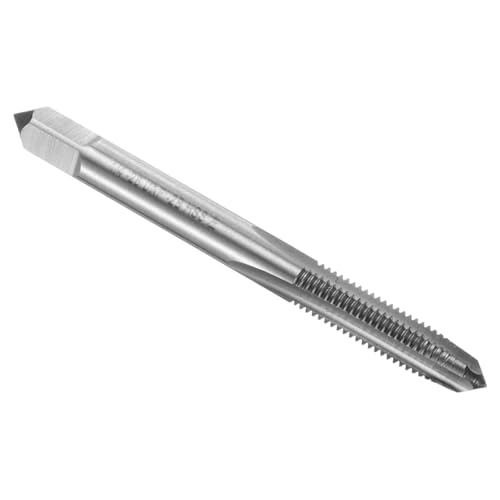 sourcing map Hand Taper Tap 1/4-28 UNF 2B Left Hand Thread Taper Style Taps Straight Flute Screw Tapping Threading Tool High Speed Steel HSS6542