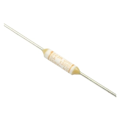 Fusible thermique 130C à lien axial 223R coupure nette 5A 250V haute précision thermique