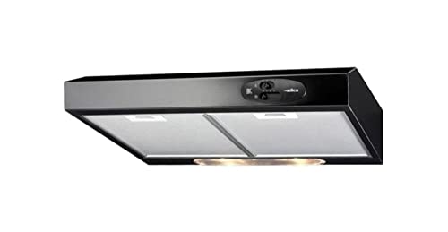 Cappa per cucina filtrante, Installazione Sottopensile, da 90 cm, Nero KREA GFA BL/F/90