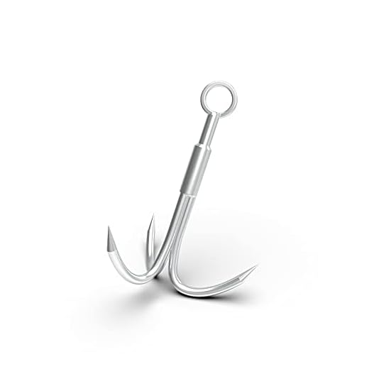 MHDMAG Grappling Hook with 3-Claw Stainless Steel Carabiner for Retrieval for Outdoor Activity and Salvage Underwater