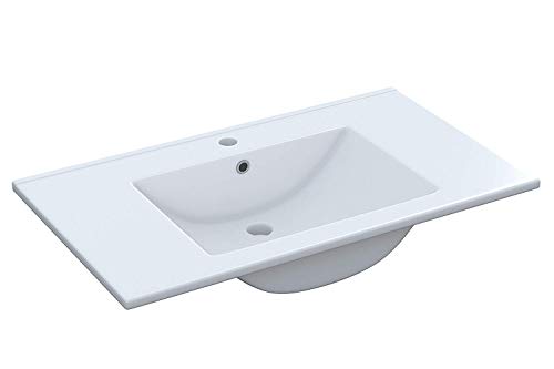 Mueble-Colgante-de-Bano-con-Espejo-Estilo-Moderno-con-1-Compartimento-Abierto-2-Puertas-y-Lavamanos-Ceramico-80x45x64-cm