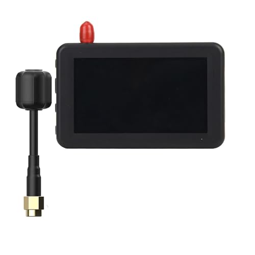 Compatible avec DMKR 40 canaux, écran LCD 3 pouces 480x320 moniteur FPV, recherche automatique de batterie intégrée, adapté aux drones FPV multi-rotors télécommandés