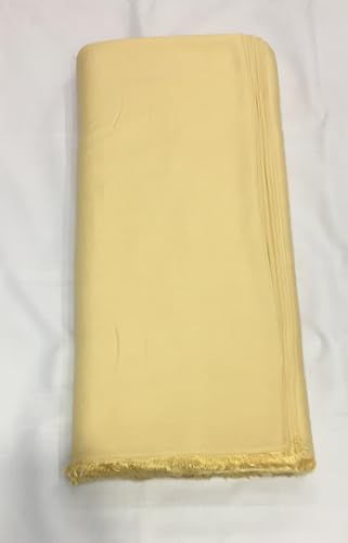 Image of BKRKJ Women's Rayon Cotton Unstitched Fabric by Meter for Sewing Suit Salwar Chudidar Patiyala Kurti Shirt Kameez Blouse Kurta Pyjama (2 Meter, Fawn)