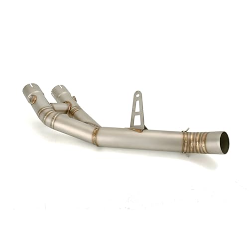 Tubo de escape medio 60.5mm para Yamaha YZF-R1 2015-2025 y MT-10 con DB Killer 7