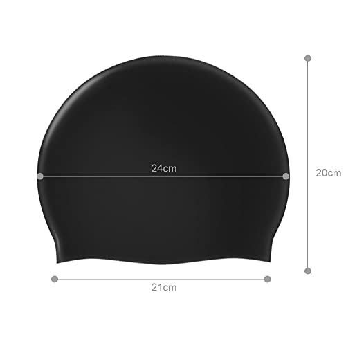 Swimming Cap for Men and Women Adult Swimming Hat Swim Cap, Comfortable Fit, Waterproof Swimming Hat - Image 4