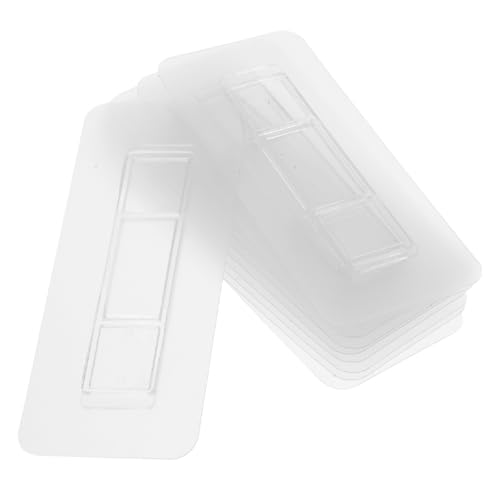 Crochets adhésifs transparents plastique solide pour support mural sans trace - 2