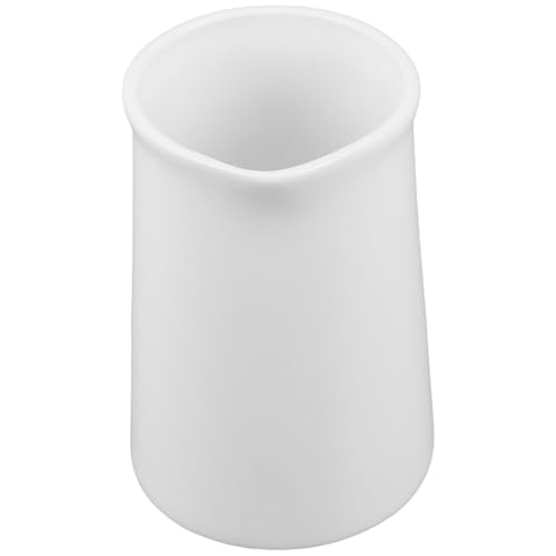 lurrose 陶瓷製ミルクピッチャー 北欧風 精密注ぎ口付き ミルクフォームジャグ カフェ 家用クリーマー容器 サラダドレッシングやソースにも