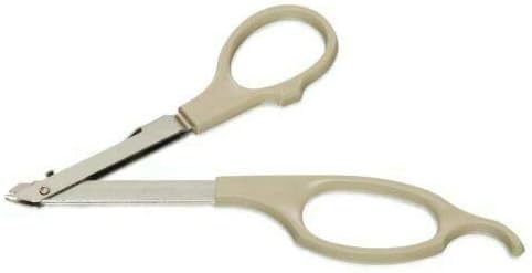 Skin Staple Remover Scissor Beige Handle