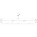 4400 LBS 2 Ton Aluminum 6' Lifting Spreader Beam Lifting Bar with 6 FT Round Sling Bridle Heavy Duty Light Weight