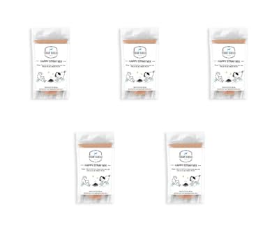 Doggie Dabbas Happy Stray Mix Powder | Daily Multi-Vitamin & Mineral Powder for All Stages Dogs & Cats | Chicken, Fish, Blueberries & Cranberries Flavours | Easy to Use - 350 g (Pack of 5) (B0CLS84WBW) Amazon Price History, Amazon Price Tracker