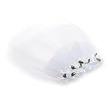 colore bianco' Generico Pet Wedding Tiara Dog Bride Head Velo di Fiore Piccolo Cane Pet Hair Clip Creativo e utileDesign Attraente