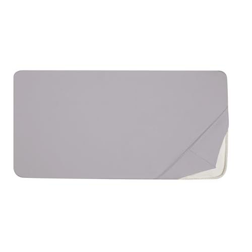 Milou Jersey Fitted Sheet 70 x 140 x 20 cm Light Grey, Gray, Twin