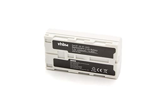  vhbw batteria compatibile con Topcon Field Controller GPT-7000i, GPT-7500, GPT-9000, GPT9000A dispositivo di misurazione (2200mAh, 7,4V, Li-Ion)