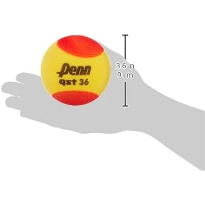 Penn QST 36 Tennis Balls - Youth Foam Red Tennis Balls for Beginners