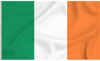 Storm&Lighthouse Ireland Flag 5ft x 3ft with Eyelets - Irish Flag Éire