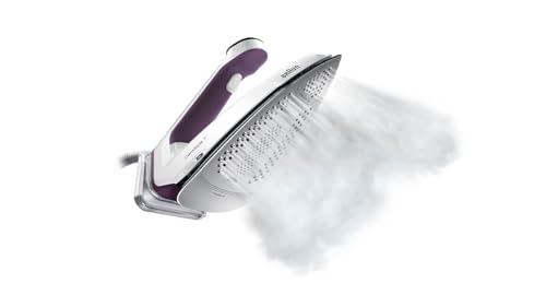 Braun CareStyle 7 Pro IS 7266 VI stacja parowa, FreeGlide 3D, funkcja iCare, iMode i pionowej pary, FastClean, uderzenie pary 550 g/min, zdejmowany zbiornik na wodę 2 l, 2700 W, biało-fioletowa