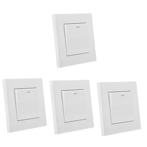 Panneau de commutation double Operitacx en PC blanc pour luminaire LED 4 pièces