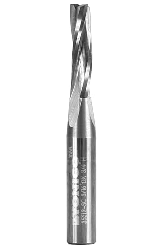 Image of YONICO Upcut Router Bits Spiral 3 Flute Solid Carbide CNC Slow Helix End Mill 3 /16-Inch Dia. 1 /4-Inch Shank 35312-SC