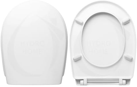 Copriwater Compatibile Ideal Standard Liuto – Sedile Wc In Legno Colato Bianco Perla Lucido Con Cerniere Cromate
