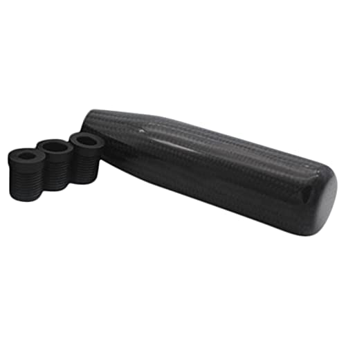 Carbono Fibra Manualmente Botão Mudança Marcha, Liga Alumínio Cabeça De Mudança De Marcha Acessórios