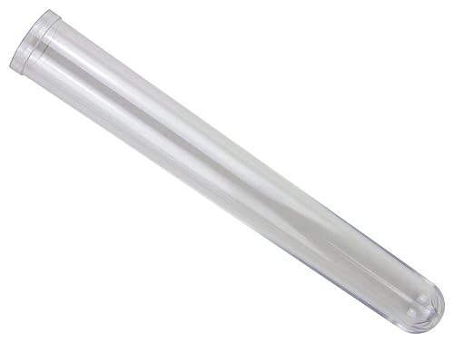 Caplugs Evergreen 214-2070-010 TT Series – Round Bottom Non-Sterile General Purpose Test Tubes 1000 Pack, Natural, Polystyrene, 17x100mm, 16 mL Laboratory Testing, Clarity, Mild Acid