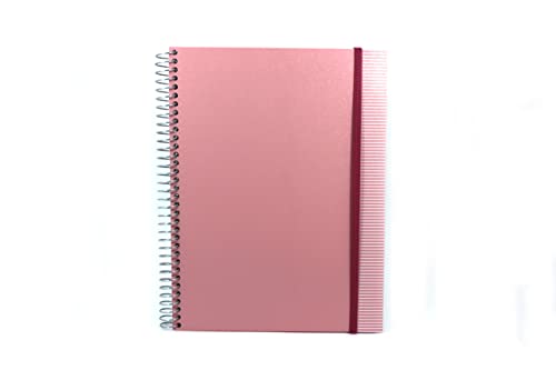 Confetti - Caderno Universitário Cos 1x1 80 Folhas Pautado Capa Salmão