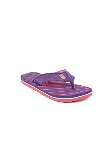 Image of toothless Kids Girls Purple & Pink Flip-Flops Slipper