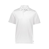 Russell Athletic Men's Dri-Power Performance Golf Polo White