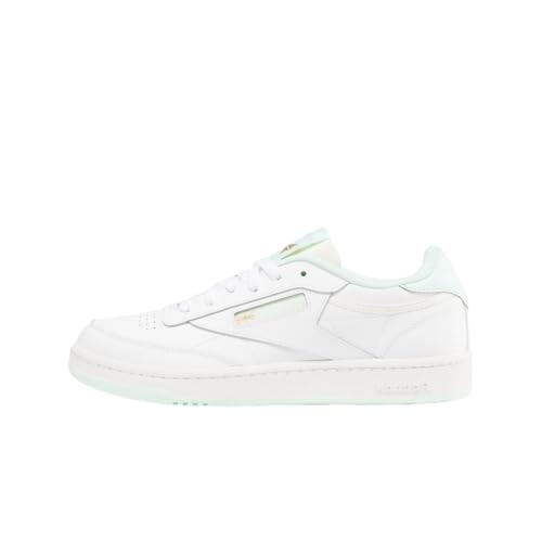 Reebok Unisex Kinder Club C Sneaker, Ftwwht Mist Chalk, 37 EU