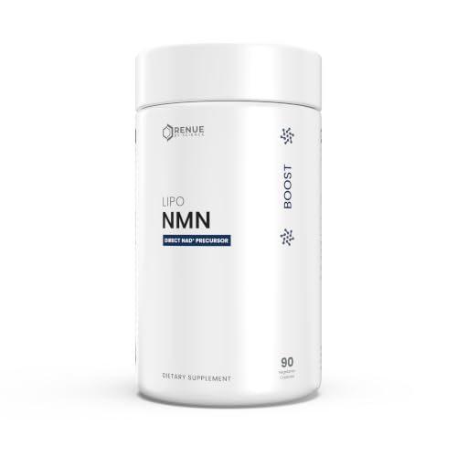 Renue By Science NMN Supplement | 90 Liposomal NMN Capsules - 500mg NMN Nicotinamide Mononucleotide per Serving | Bioavailable Formula for Increased Absorption | Manufactured in the USA