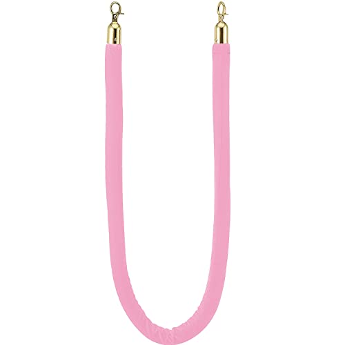 Corde de barrière de foule rose de 2.5m pour poteau de guidage