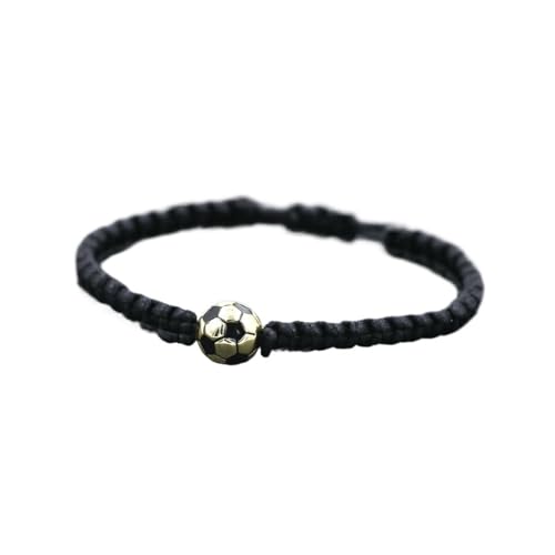 TMAOZW Pulsera con dijes de Bolas de Colores Minimalistas, Pulseras Trenzadas de Hilo Negro, adecuadas for Surf en la Playa, Vacaciones en la Playa, Fiestas de natación(Color:Ball Black)