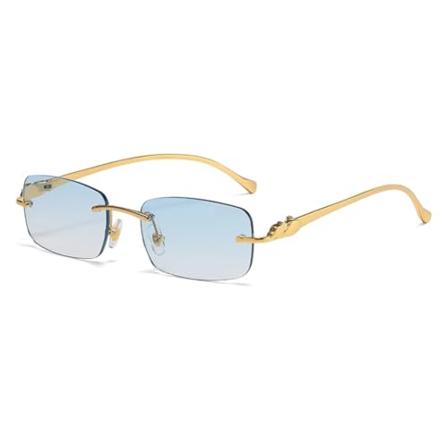 Lunettes de soleil ovales léopard rétro et protection UV400 pour homme et femme