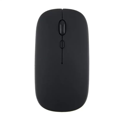 Souris sans fil noire ultra-fine pour PC Windows, Mac et Linux, format compact 112mm