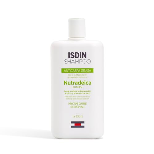 ISDIN Nutradeica Shampooing Pellicules Grasses (400 ml) | Aide à