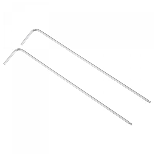 Uxcell 1/16" Ball End Hex Key Wrench, L Shaped Long Arm 40Cr Repairing Tool, Sae 2 Pcs #TOP16