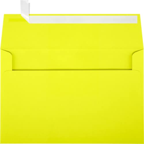 Enveloppes A9 agrumes idéales pour invitations de mariage et fêtes estivales - 50 pcs