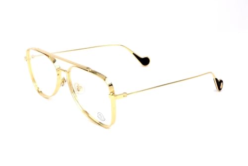 Brillen Moncler ML5083 030 SHINY DEEP GOLD 55/15/ MAN