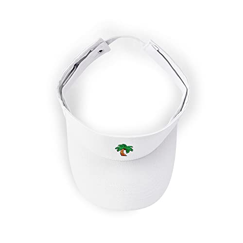 Ladies Visor Coconut Classic Unisex 100 Cotton By Cool Sporting Visor With Small Embroidery - Best Visor For Running Workouts And Outdoor Activities20Large ,20,Large #TOP5